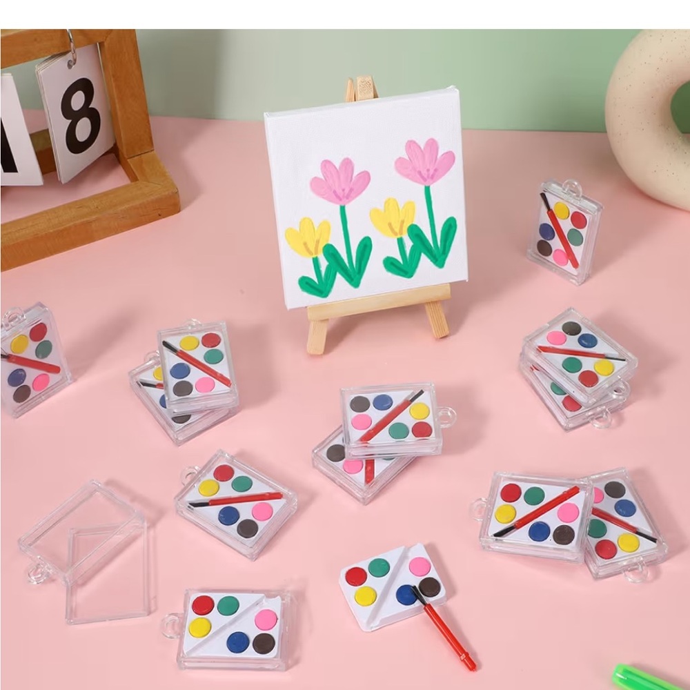 Kids Watercolor Paint Set Party Favors with Brush- 23 Total - Picture 3 of 3